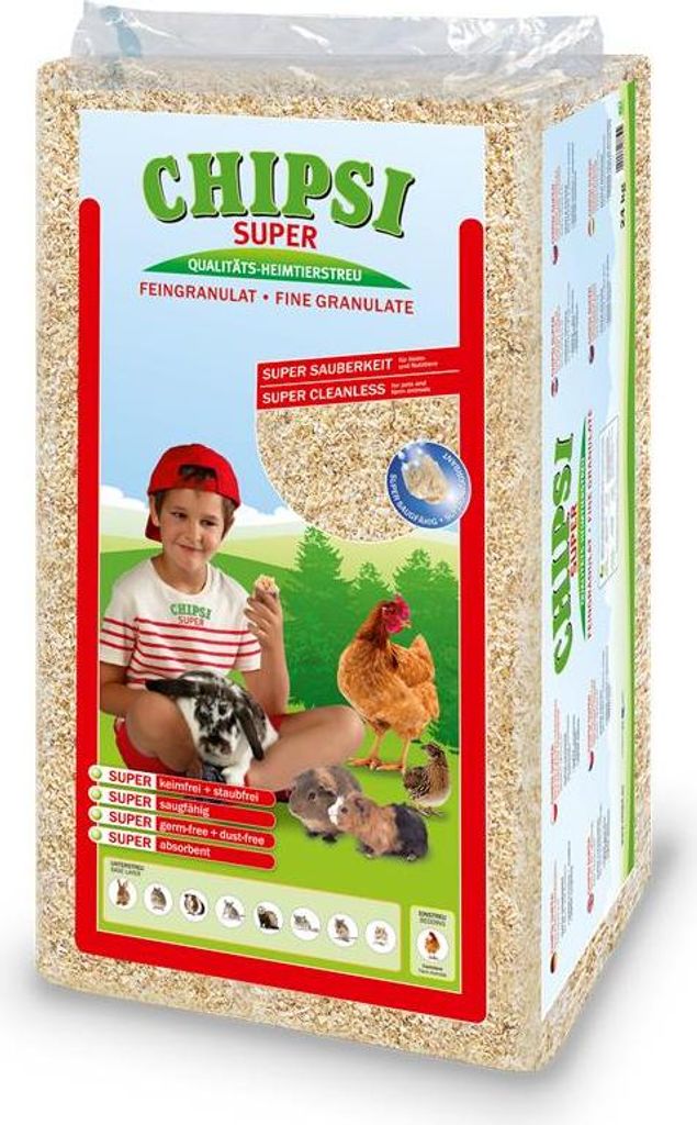 Lettiera per roditori JRS Chipsi Super 24 kg Immagine del prodotto 