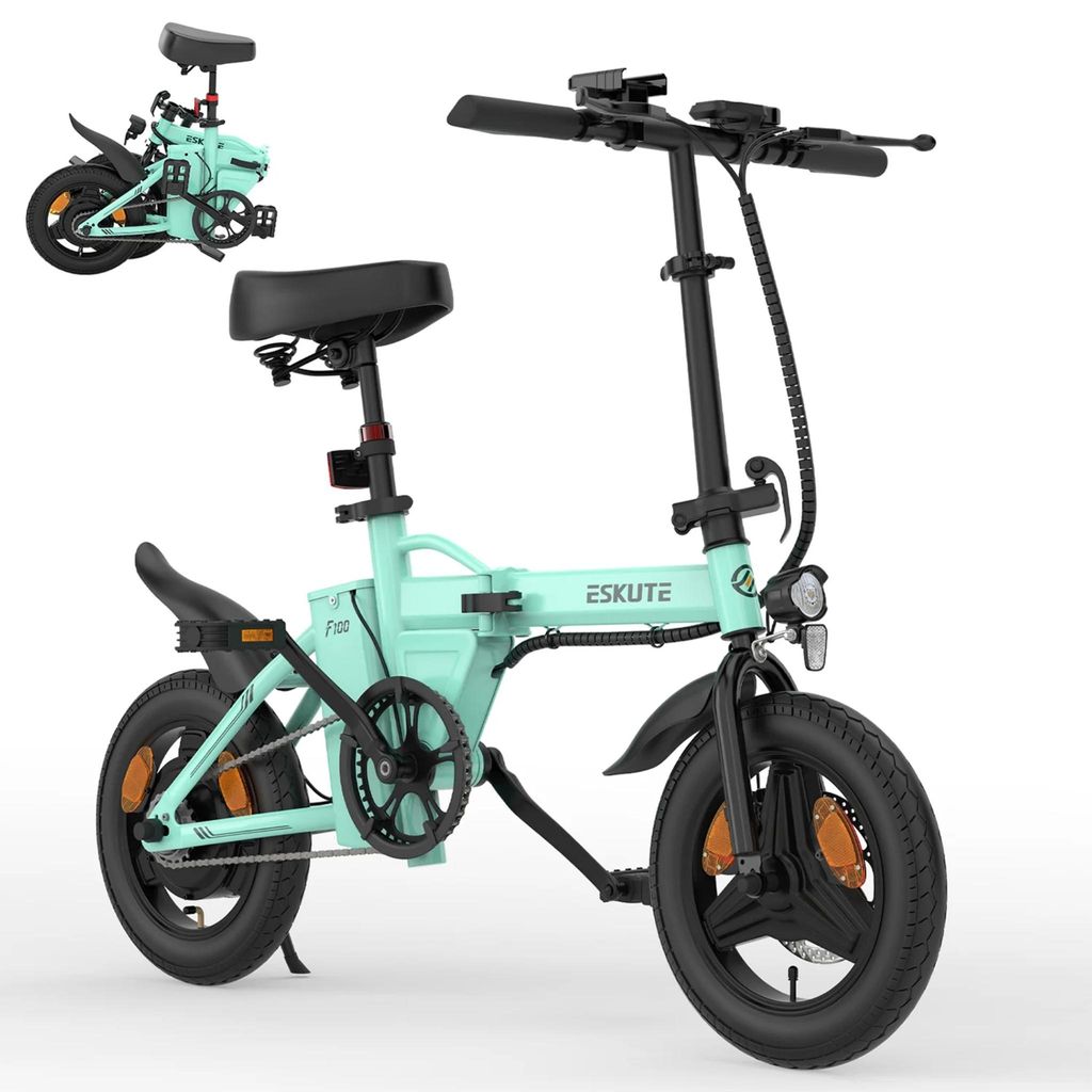 E-Bike ESKUTE F100 da 14 pollici, motore da 250 W, batteria Immagine del prodotto 