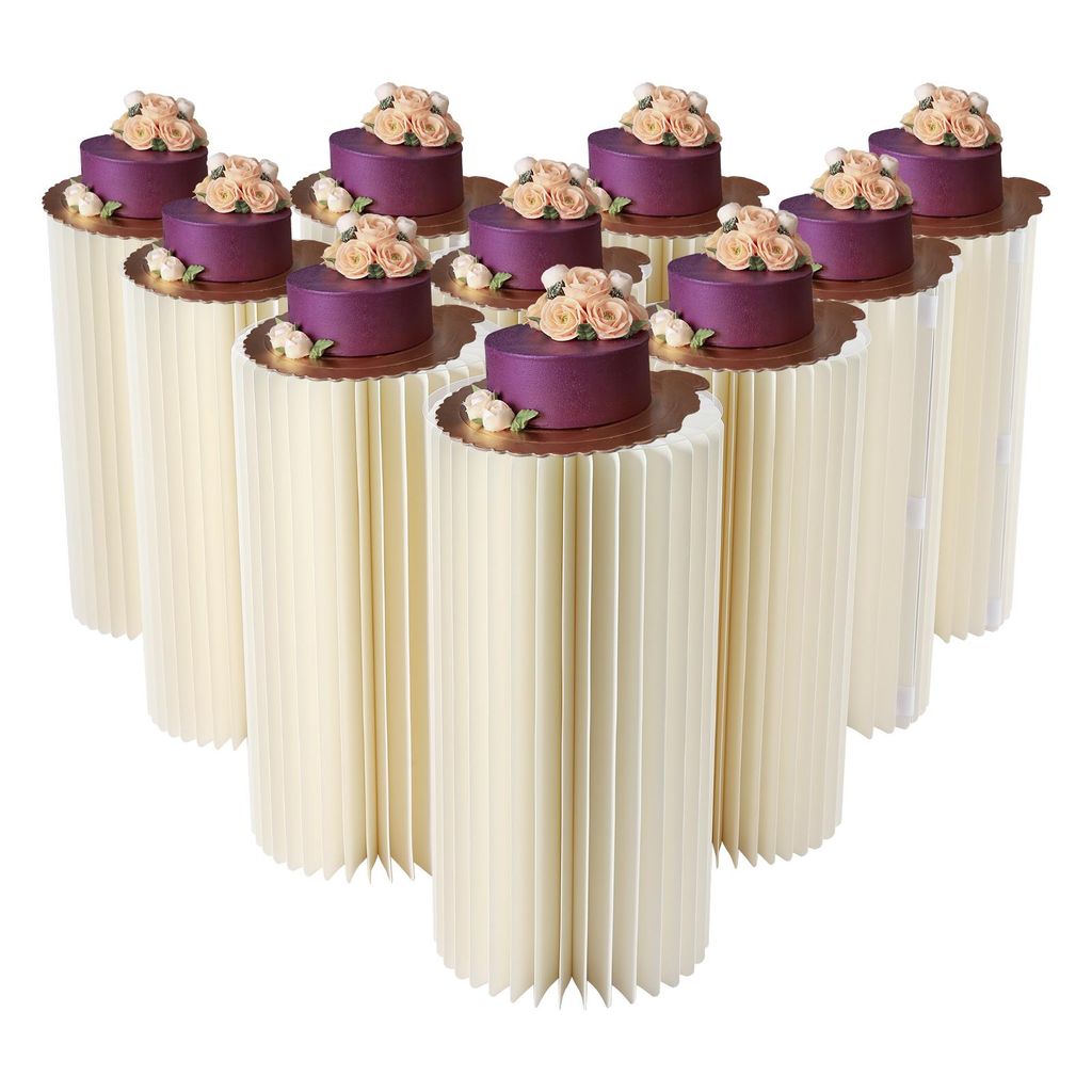 10 Pcs Blumenständer Karton Vasen 60cm Hochzeit Mittelstücke Dekoration Vasenblumen Ständer