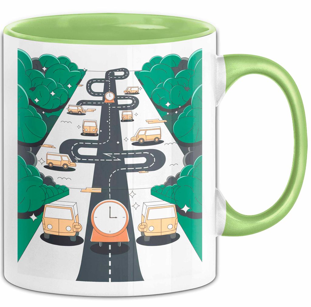 Logistik Manager Tasse Geschenk Lustige Geschenkidee Spruch Für Operations Planer (Grün)