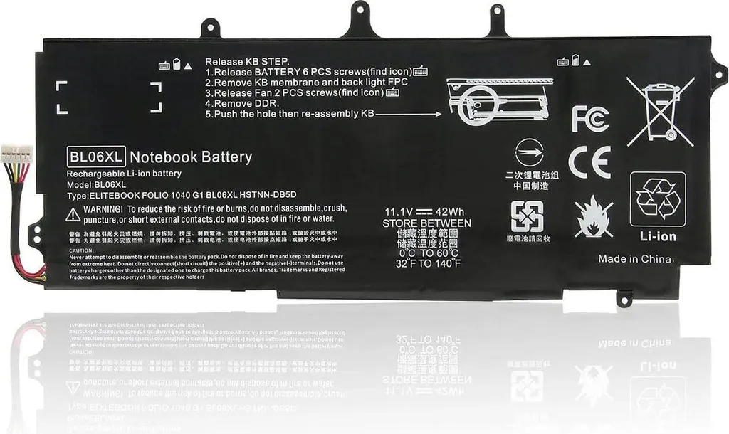 Batterie PC Portable pour HP 4430s 4530s - Cellules Li-Ion 11,1V Noir - 10