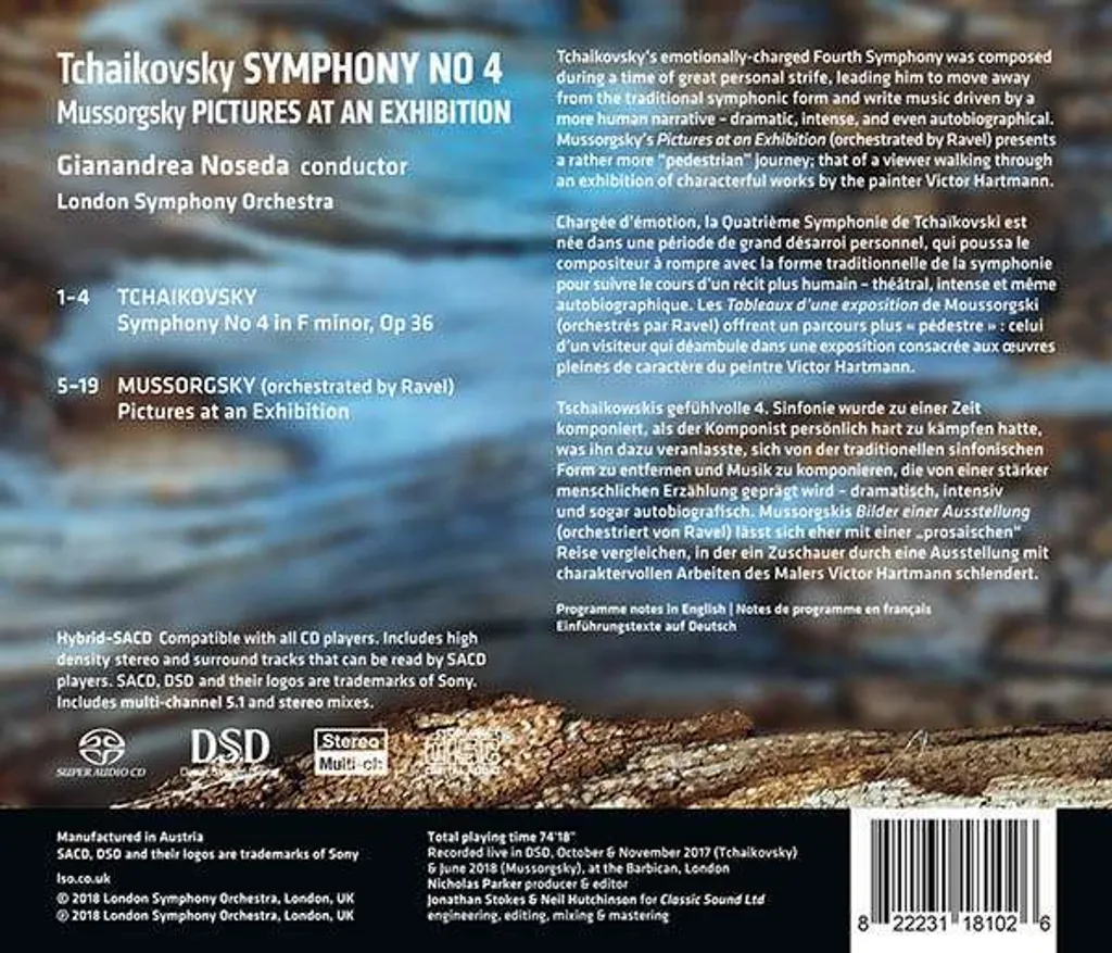 Améliorez votre culture musicale avec Tchaïkovski Symphonie n° 4 CD