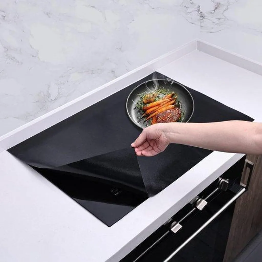 Tapis en silicone 61 x 53 cm pour protection de cuisinière à induction