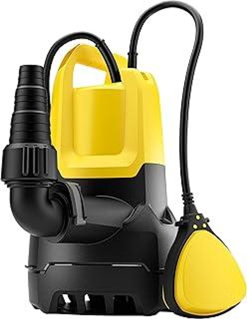 Kärcher Schmutzwasser-Tauchpumpe SP 11.000 Dirt (Fördermenge: max. 11.000 l/h, Restwasserhöhe: 25 mm, Abpumpen von Wasser mit bis zu 20 mm groß...