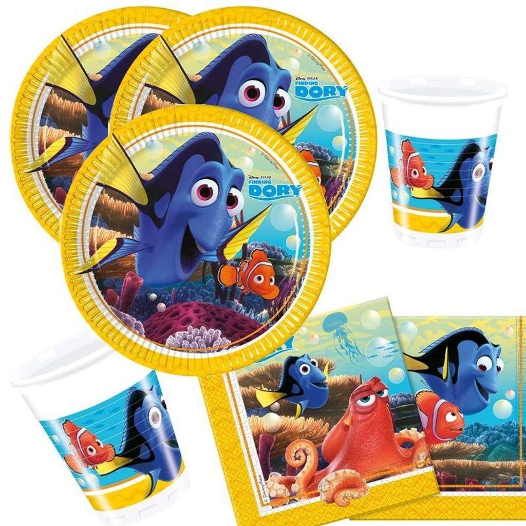 Findet Dori | Findet Nemo Partyset zum Kindergeburtstag Produktbild 