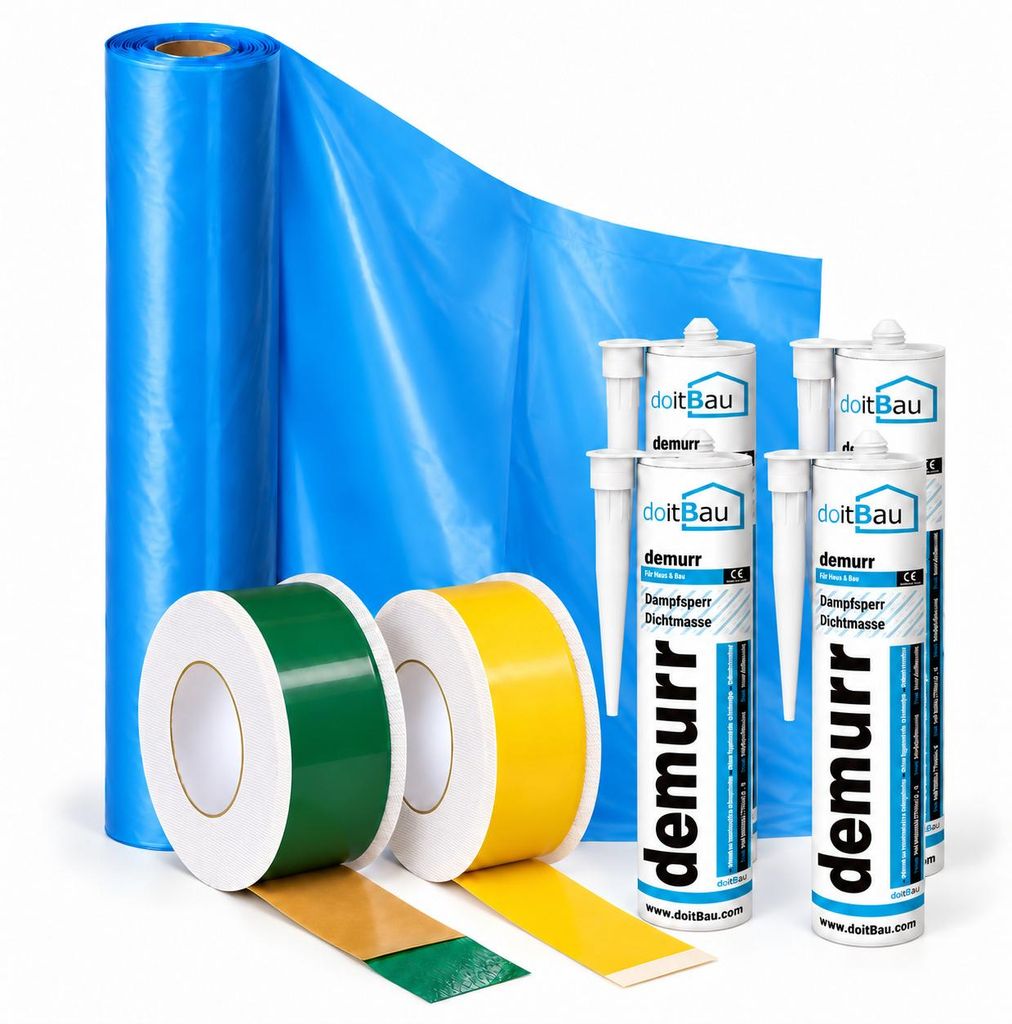 Dampfsperrsystem PE125 Dampfsperrfolie 2x50m + 100m² Produktbild 
