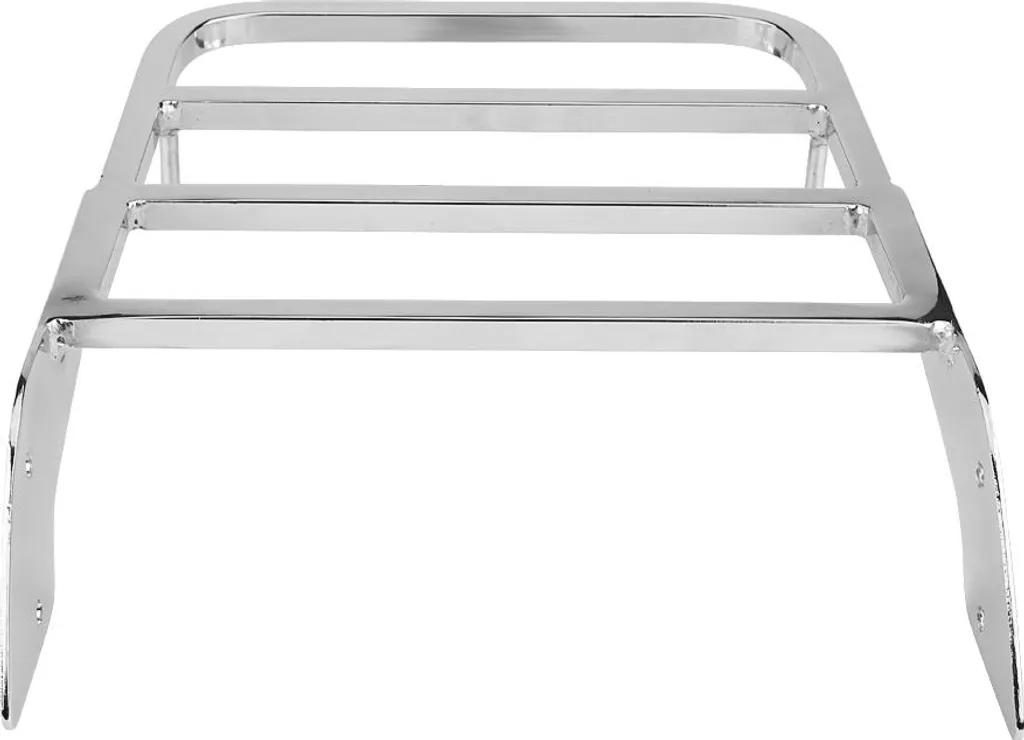 Sissy Bar Moto Robuste et Facile à Installer - Support Arrière Chromé - 3