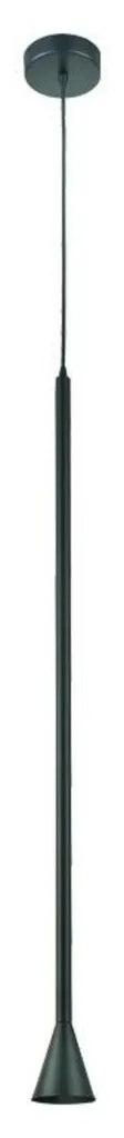 Suspension longue métal noir 190 cm ACA CLOUZOT IP20 culot GU10