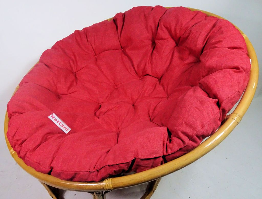 Rattani - Polster, Kissen, Auflage, Ersatzpolster für Rattan Papasansessel, Stoff Nuevo Loneta, D 120 cm, EU