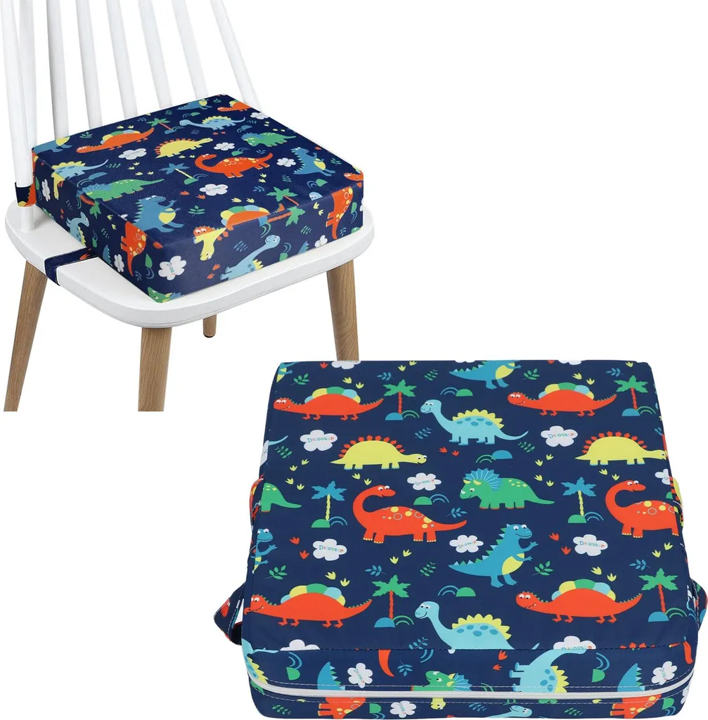 Rialzo Seduta Portatile 8cm - Spugna Alta Densità Antiscivolo Blu