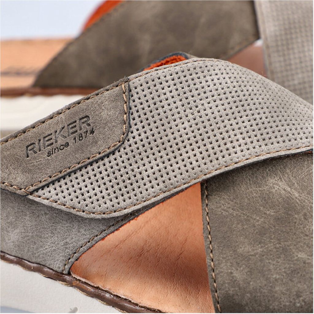 Rieker Herren Pantolette Klettverschluss Clog 25283, Produktbild 51