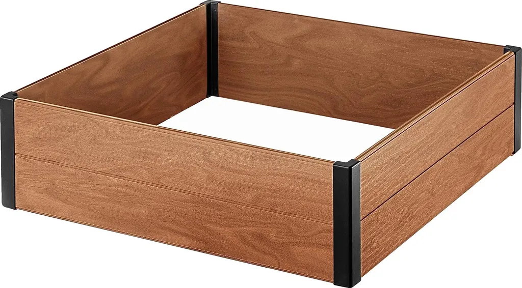 Bordure extérieure brune durable et résistante pour aménagement créatif