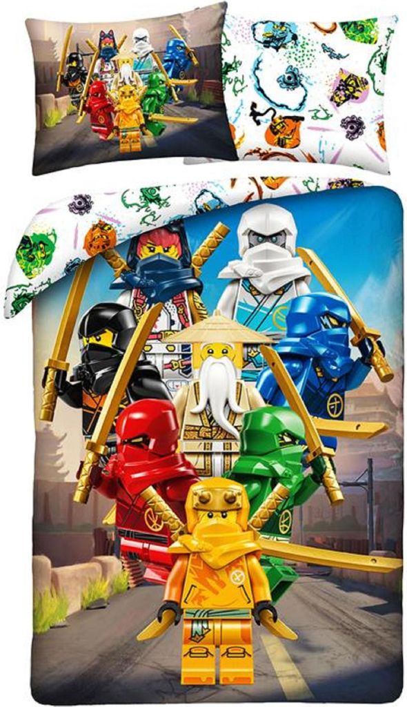 Pościel Lego Ninjago 160x200 dwustronna polski rozmiar Zdjęcie produktu 