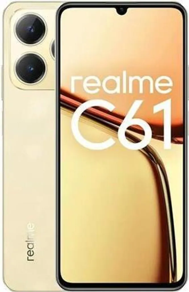 Realme C61 avec 256Go de Mémoire et 6Go RAM Smartphone Grande Autonomie