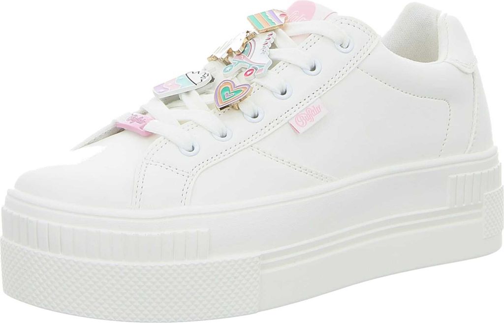Buffalo Plateau Sneaker Damen 31383036393630 Weiß 41 EU