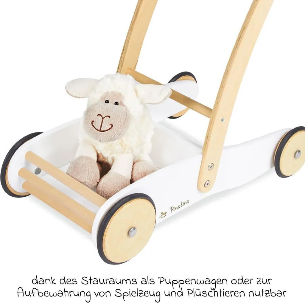 Aide à la Marche Bébé Uli Blanc - Idéal pour Apprendre à Marcher Seul - 9