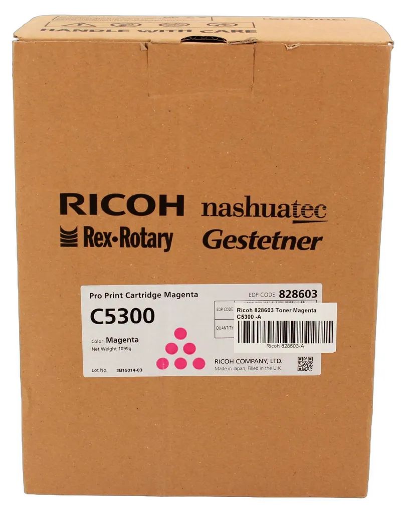 Toner Ricoh C5300 Magenta 828603 : évitez les pannes et traces d'encre