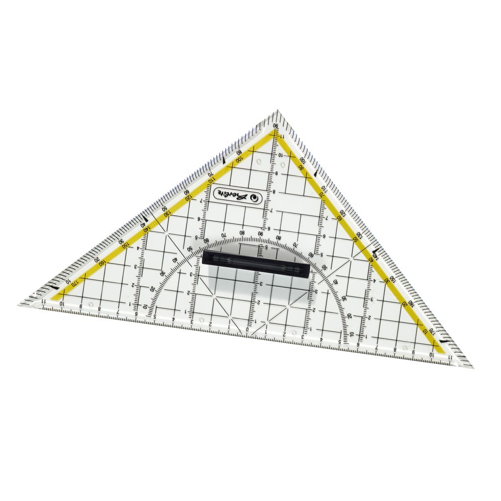Herlitz 8700254 Herlitz Geometrie-Dreieck groß mit Griff Productafbeelding 