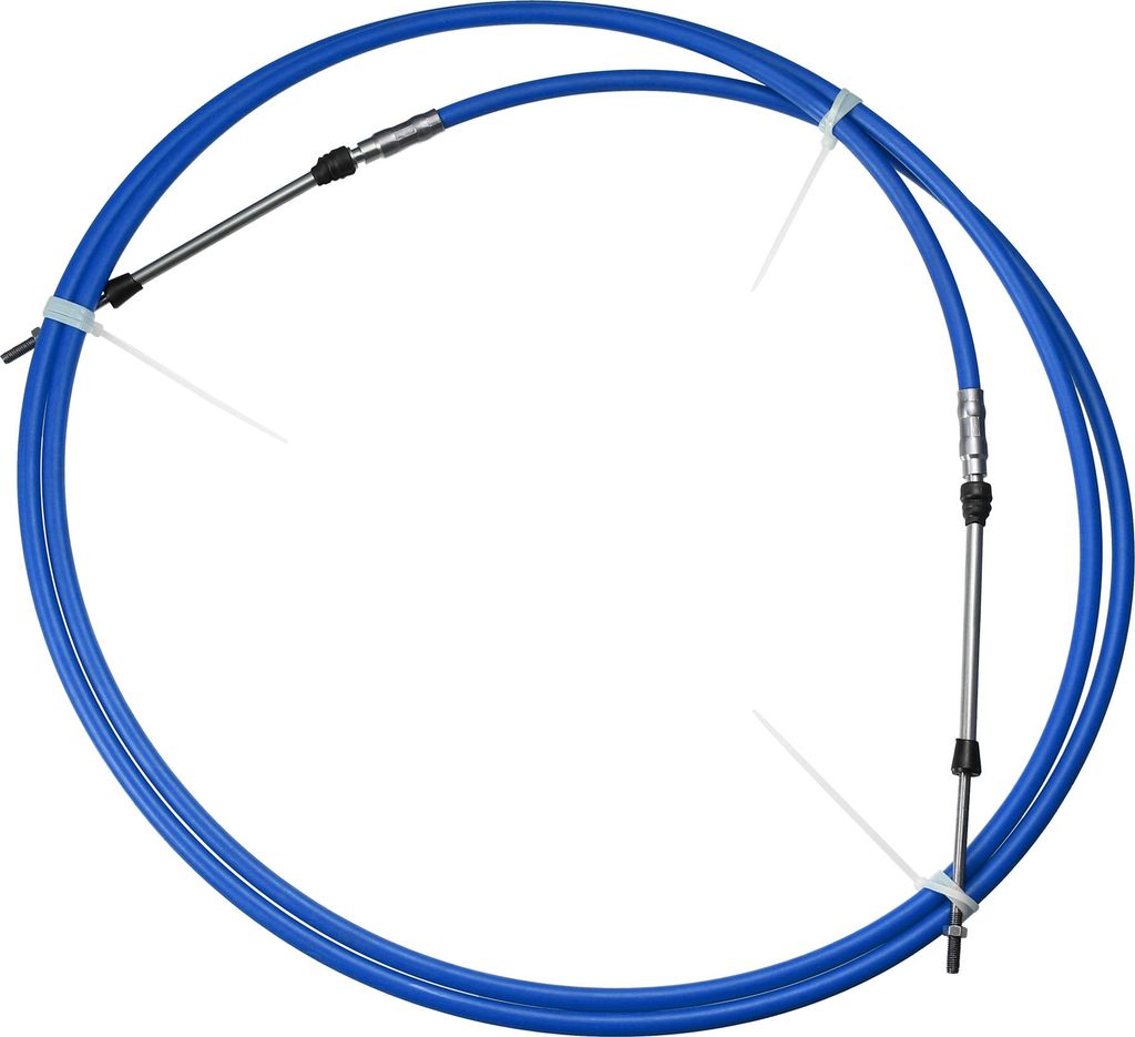 1 Stück Gashebel Fernbedienungsbox Kabel Blau 3300/33C 3 Meter