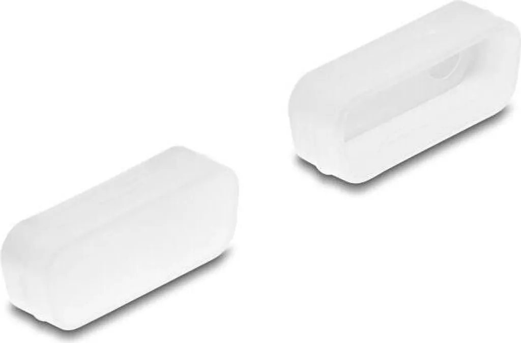 Tappo Protettivo D-Sub 15 Pin PVC | Kit 2pz Antipolvere Trasparente