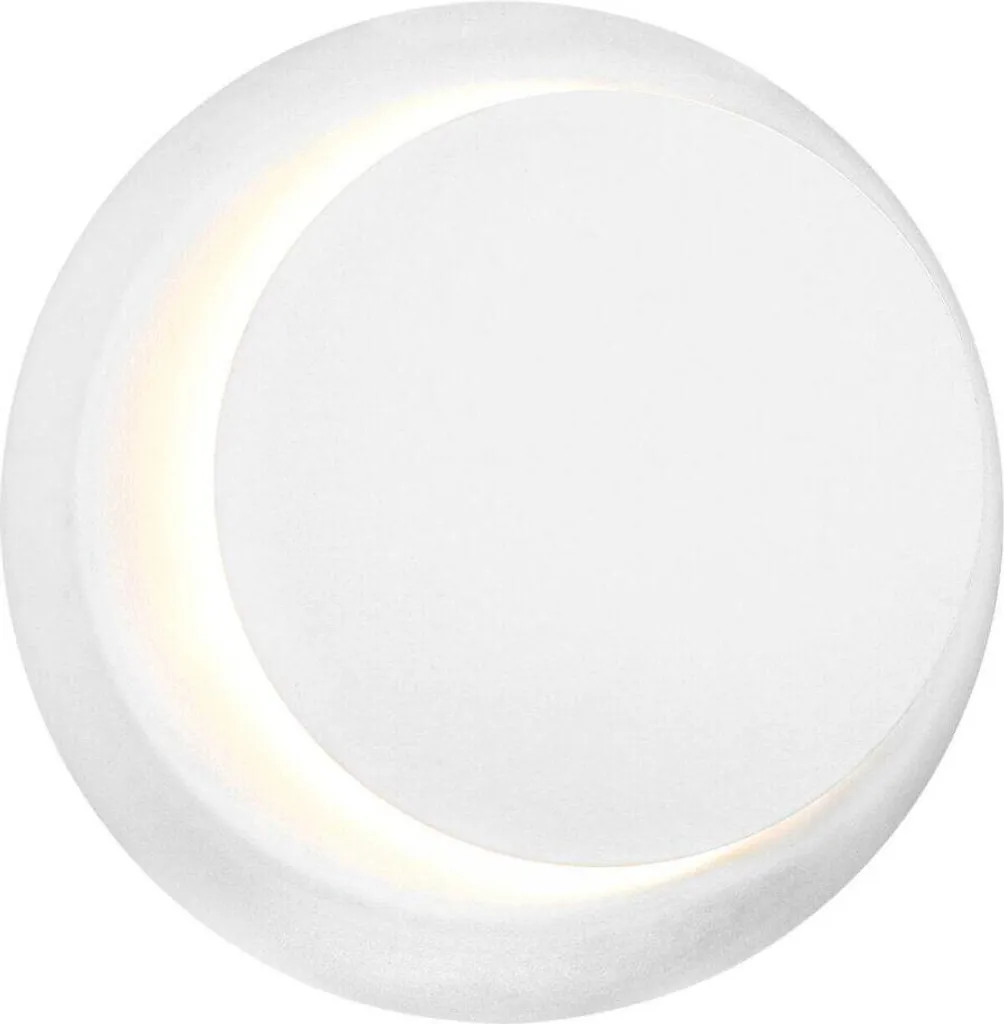 Luminaire mural LED Odin blanc en métal avec spot orientable de 140mm