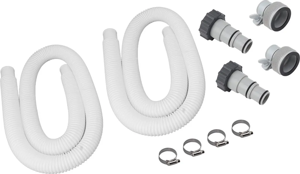 Tuyau de remplacement pour pompe de piscine 1,5" avec kit de serrage