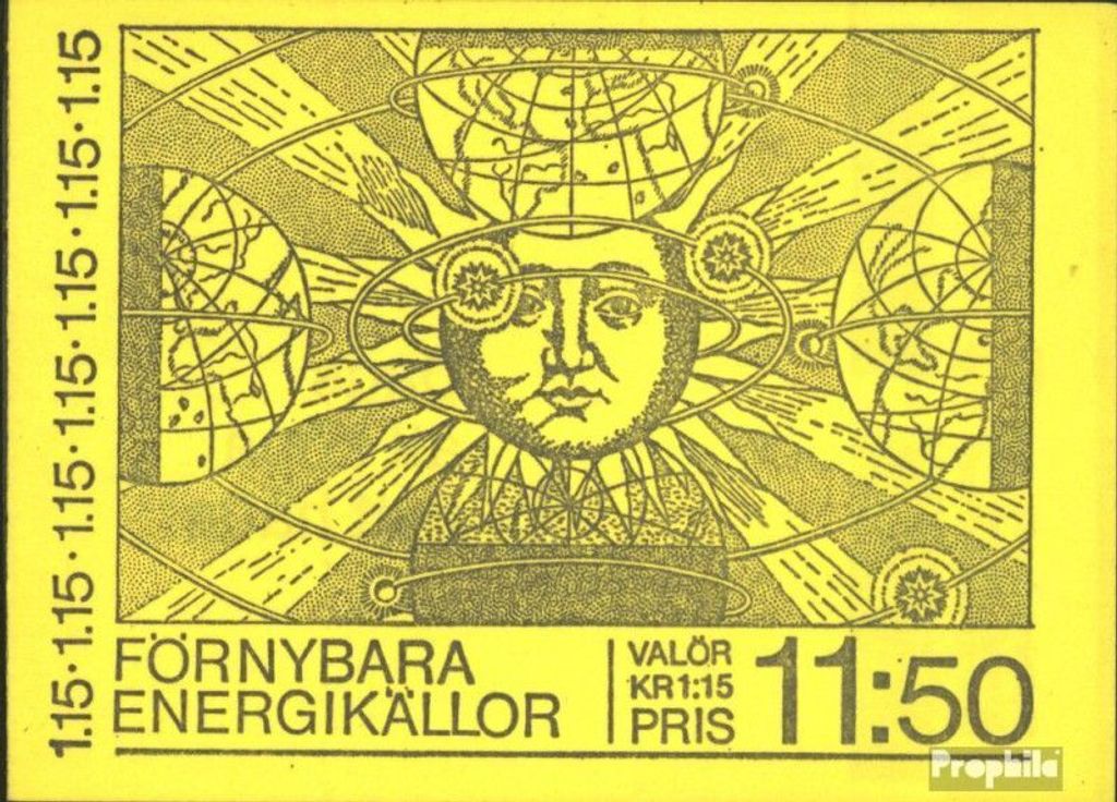 Briefmarken Schweden 1980 Mi MH77 (kompl.Ausg.) postfrisch Produktbild 