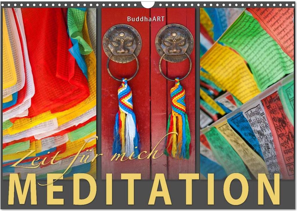 MEDITATION Zeit für mich (Wandkalender 2026 DIN A3 quer), CALVENDO Monatskalender