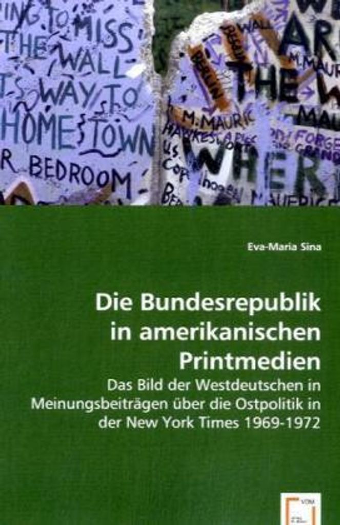 Die Bundesrepublik in amerikanischen Printmedien