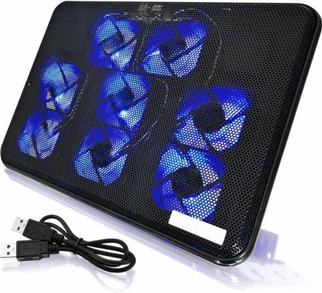 Elektronische Lüfter - Anpassbare Laptop Kühlplatte - Vorbeugung von Überhitzung - Kompakter Design - Für kleine Räume - Sommer-Accessoire