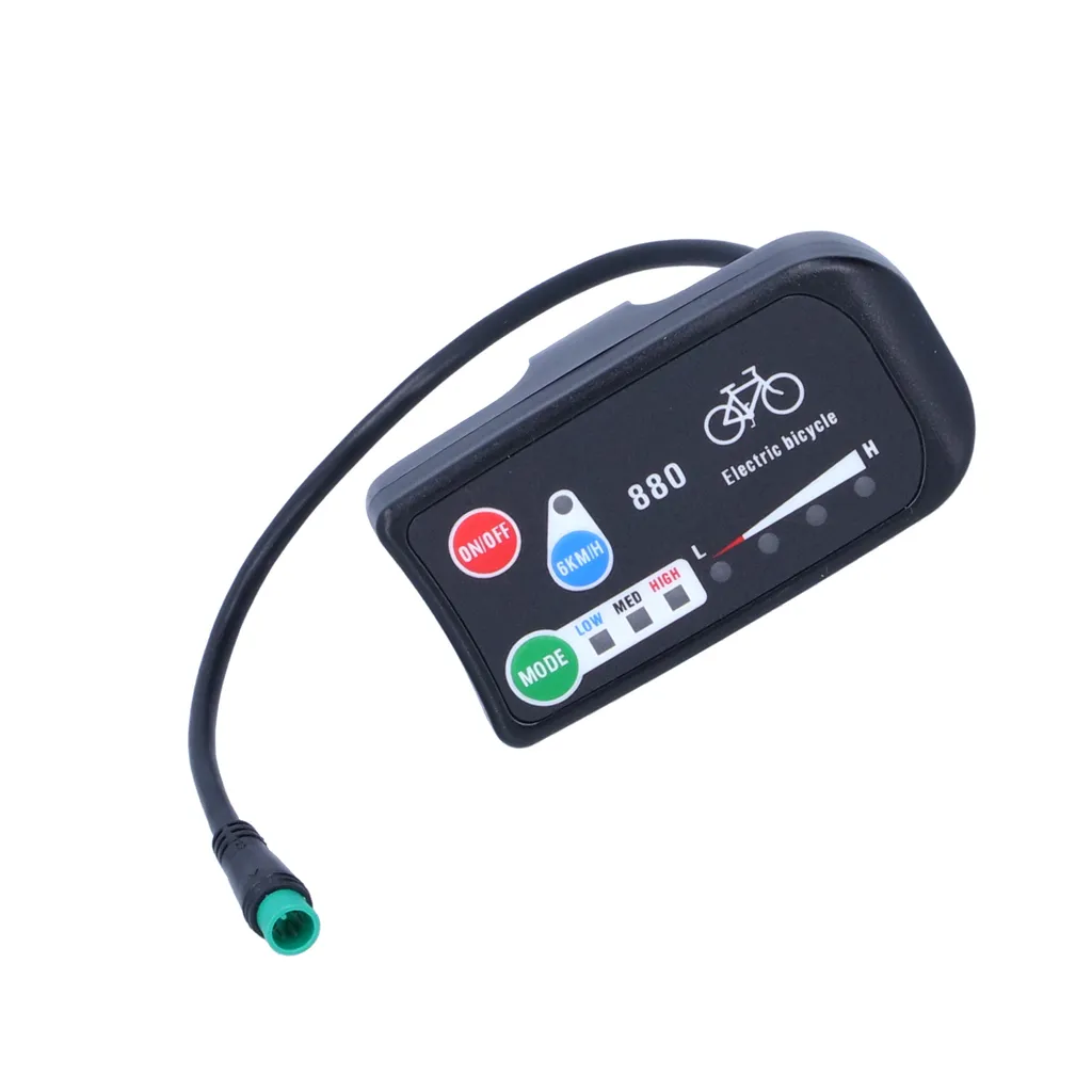 Misuratore LED880 per E-bike 36V-48V | Ricambio Originale KT Controller - 6