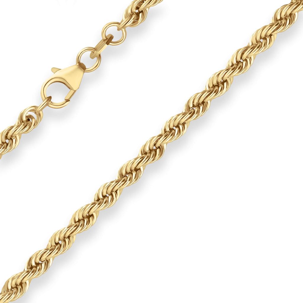 3,3mm Armband Kordelkette hohl Armschmuck aus 585 Gold Produktbild 