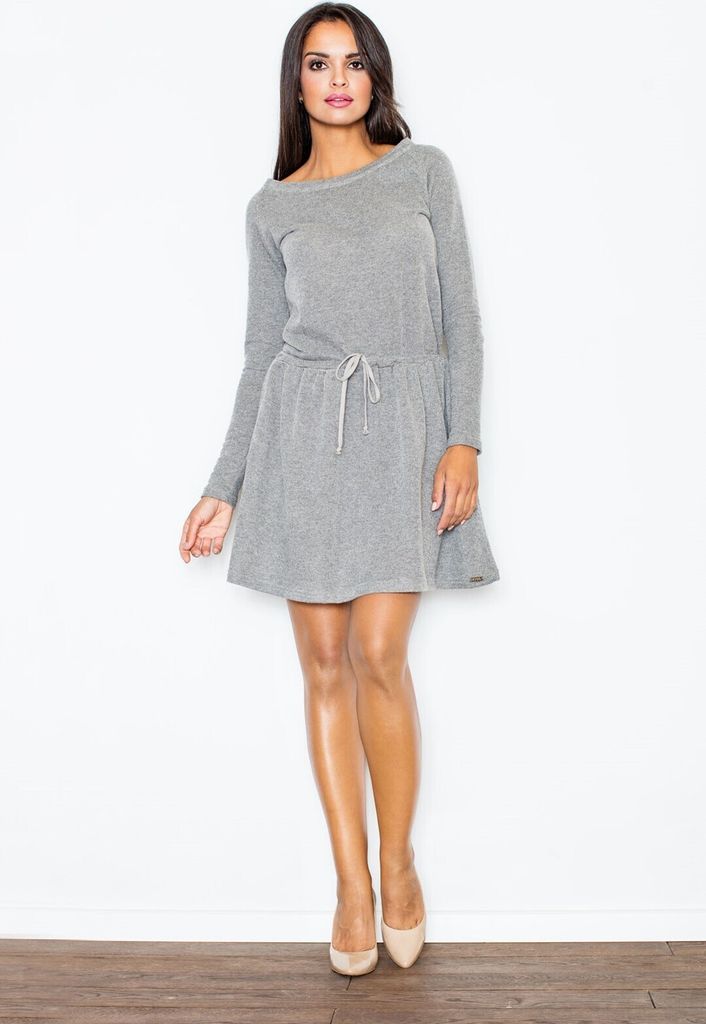 Figl Minikleid für Frauen Nelo grau XL