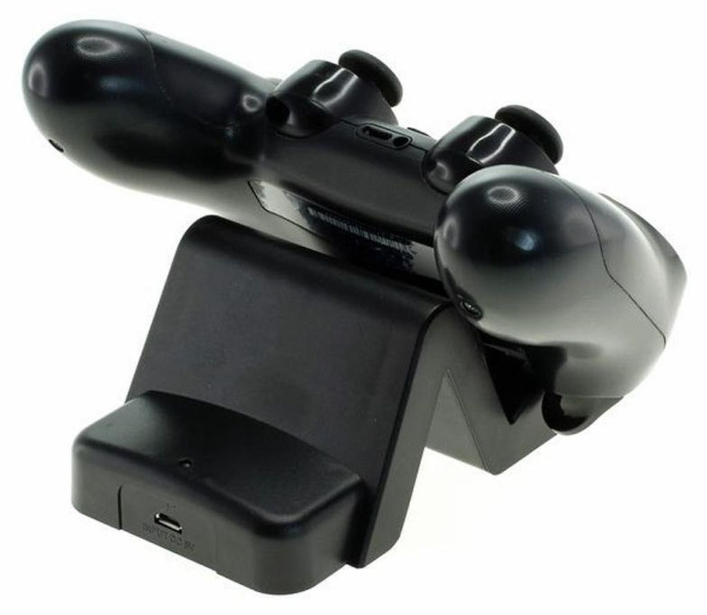 Ladegerät passend für den Sony PS4 Controller, Dockingstation schwarz