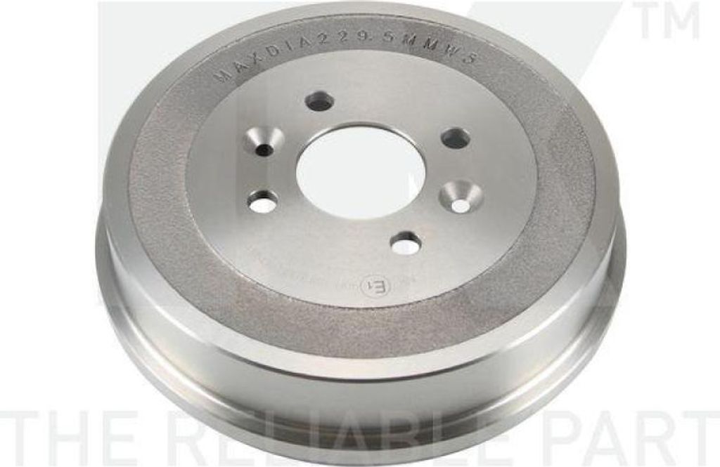 2x Bremstrommel Hinten 253942
