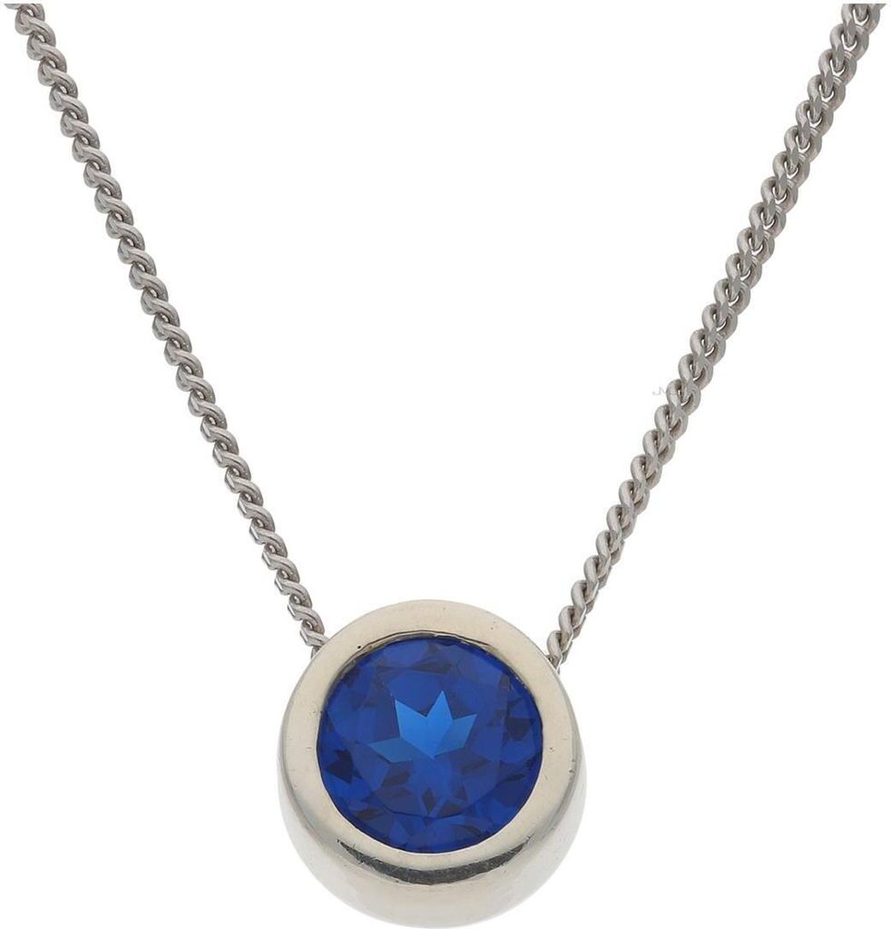 JuwelmaLux Anhänger 925 Sterling Silber mit Zirkonia blau Produktbild 