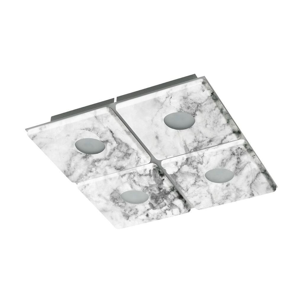 Eglo 96487 Aliste LED Wand-/Deckenleuchte 5,4W grau weiss