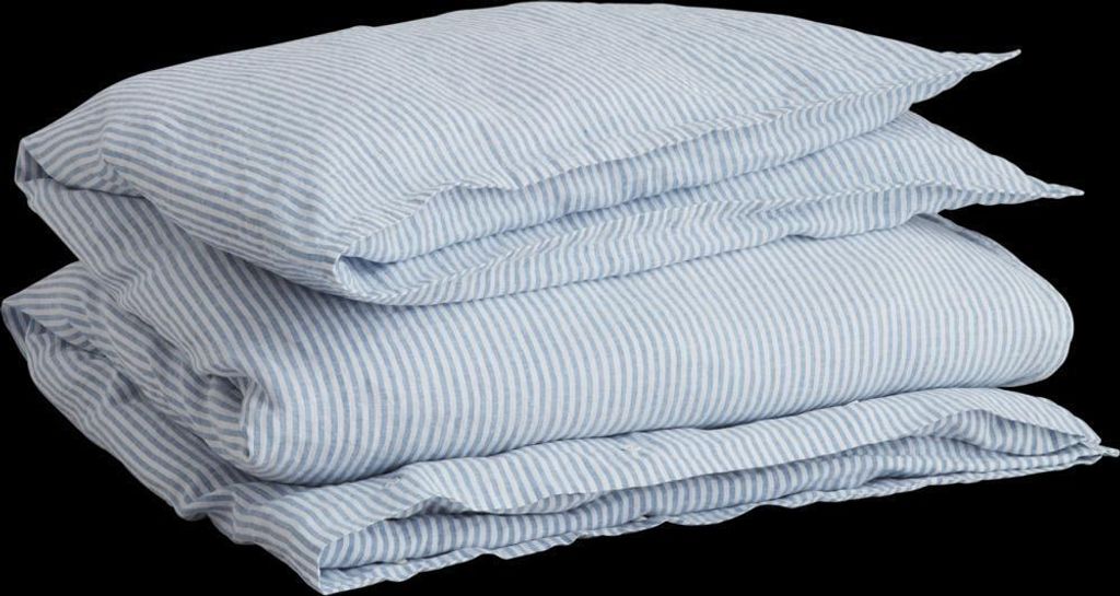 GANT Leinen Bettdeckenbezug einzeln Farbe Capri Blue Größe 155x220