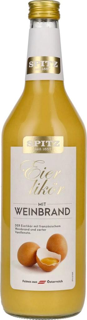 Spitz Eierlikör mit Weinbrand 16% Vol. 1l Produktbild 
