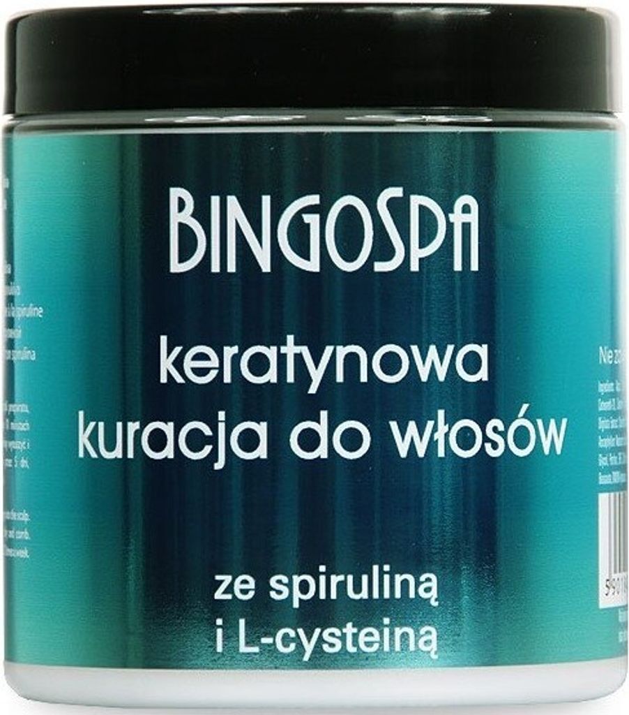 BingoSpa Keratin Damaged Hair Treatment with Spirulina 250g
