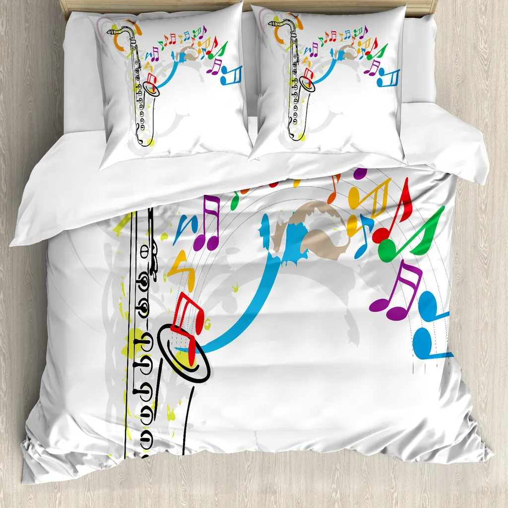 Set Letto Jazz Music ABAKUHAUS 155x220: Colori Pop e Igiene Totale