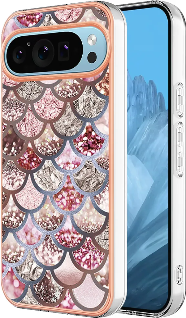 Cover Silicone Google Pixel 9 Pro Antiurto Fantasia Caffè Slim