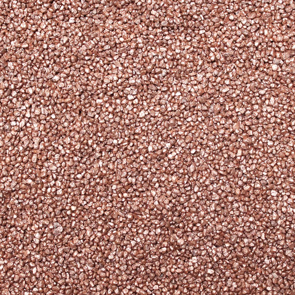 1kg Dekogranulat Granulat Streudeko Farbgranulat Dekosteine Farbkies ca. 0,7L 2-3mm, Farbe:kupfer