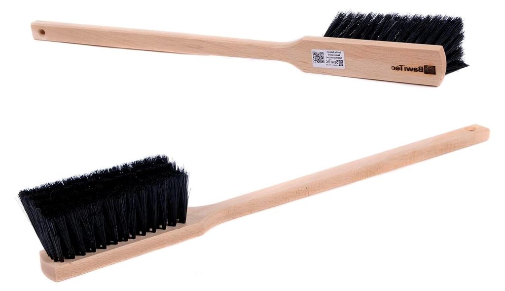 Handfeger 1 STK. mit feinen, weichen Kunsthaar-Borsten, 60 cm lang, Langstiel Handbesen für PKW, LKW und Auto