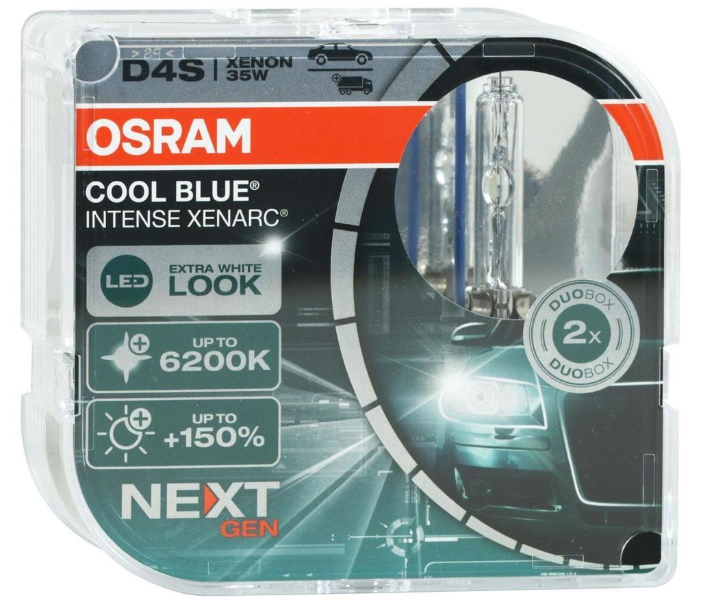 OSRAM XENARC Cool Blue Intense D4S ▶ 6200K  +20% Luce | Immagine del prodotto 