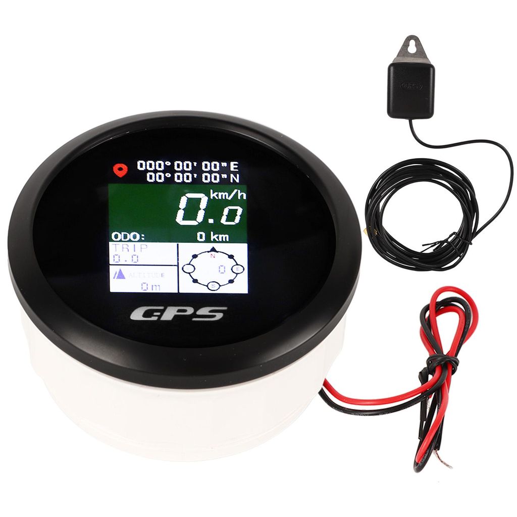 85mm GPS tachometr s TFT displejem, digitální, 9-32V, Obrázek produktu 