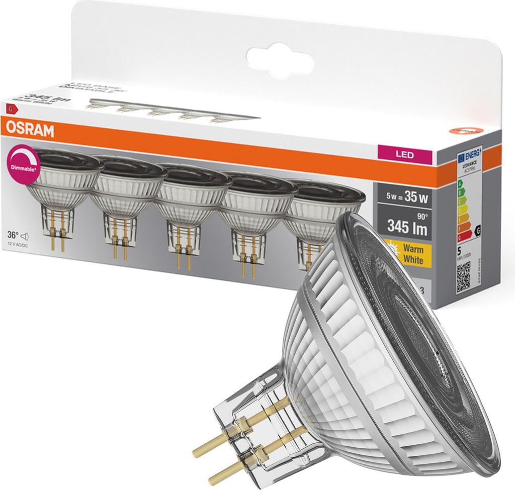 OSRAM LED BASE MR16 in forma di riflettore, faretto LED, Immagine del prodotto 