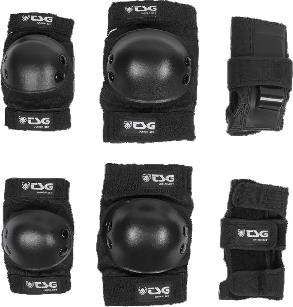 Set de protections roller et skate pour enfant TSG Basic Junior noir - 2