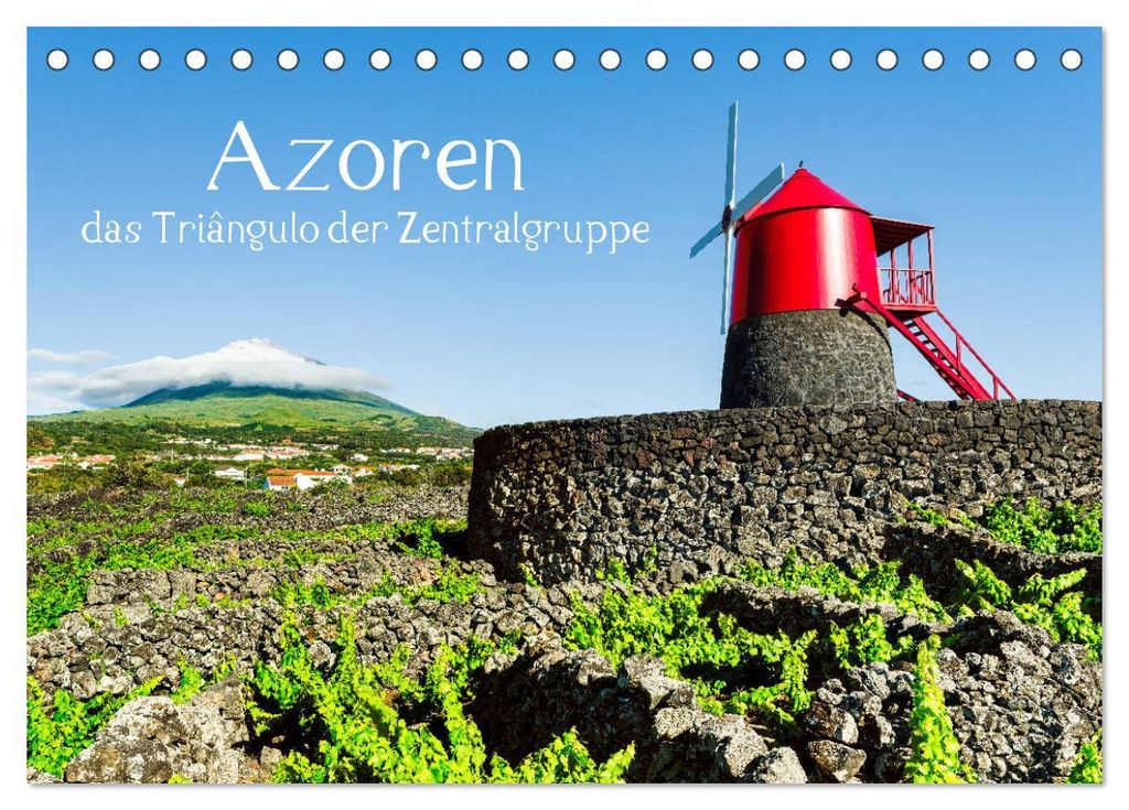 Azoren - das Triangulo der Zentralgruppe (Tischkalender 2027 DIN A5 quer), CALVENDO Monatskalender