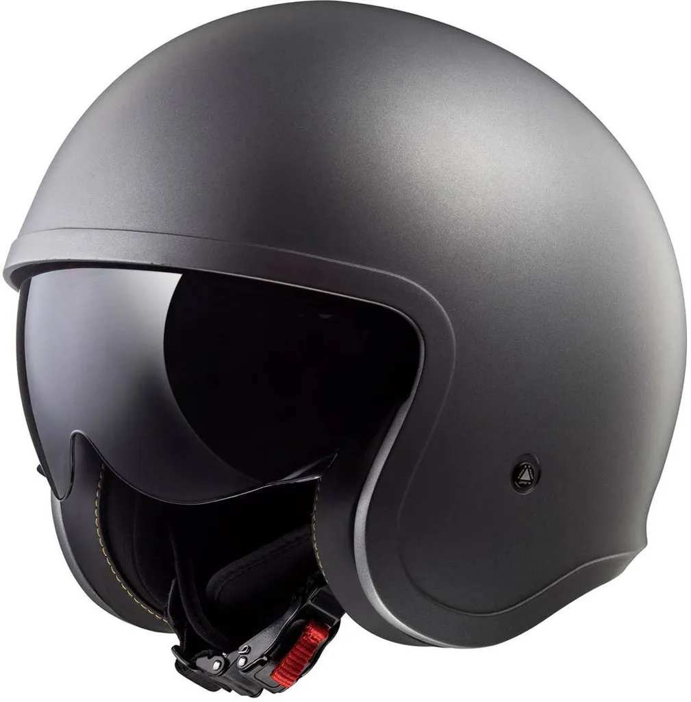 Casque LS2 OF599 Spitfire avec Écran Solaire Intégré - Titan Matt XS